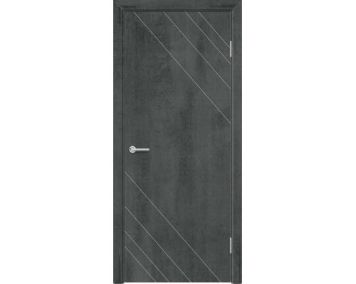 Межкомнатная дверь «G28», Темный бетон, 550x1900