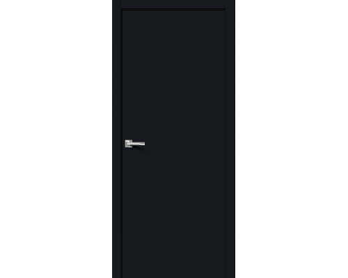 Межкомнатная дверь Браво-0, цвет: Total Black Размер полотна в мм: 200*70
