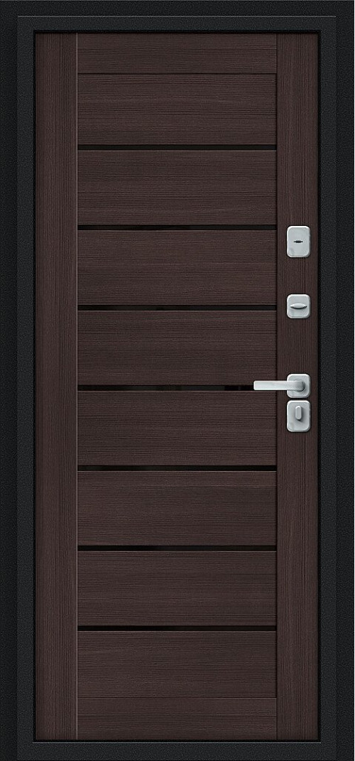 Thermo Техно Декор-2, цвет: Букле черное/Wenge Veralinga