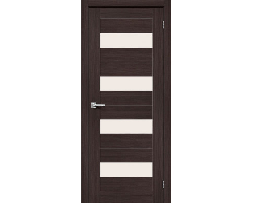 Межкомнатная дверь Порта-23, цвет: Wenge Veralinga Размер полотна в мм: 200*60 Стекло: Magic Fog